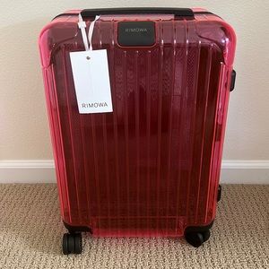 Neon Pink RIMOWA Transparent Carry On